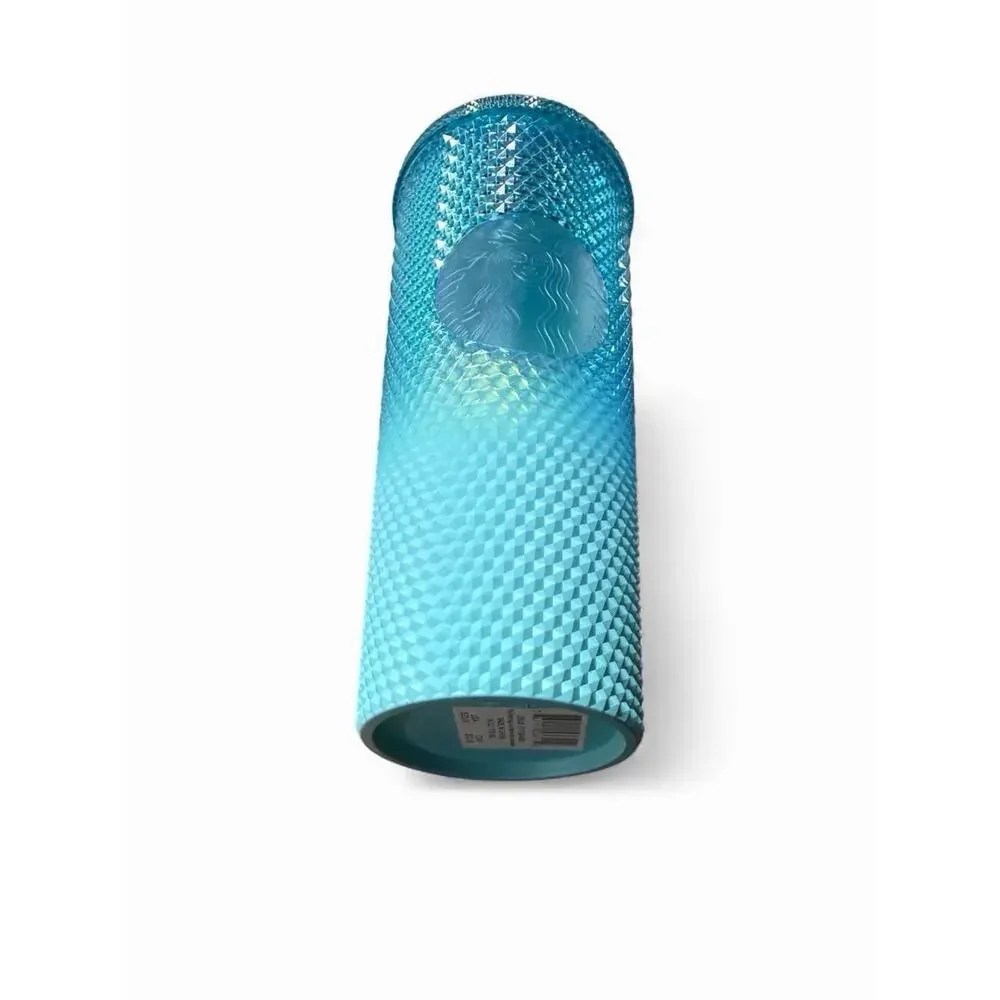 2023 Starbucks Gradient Blue Bling Ombre Studded Tumbler Venti Cup 24oz NEW